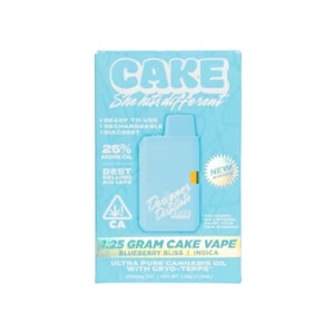 CAKE SHE HITS DIFFERENT - AIO - BLUEBERRY BLISS 1.25G - CAKE SHE HITS DIFFERENT