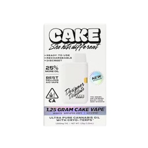 CAKE SHE HITS DIFFERENT - AIO - WHITE RASPBERRY 1.25G - CAKE SHE HITS DIFFERENT