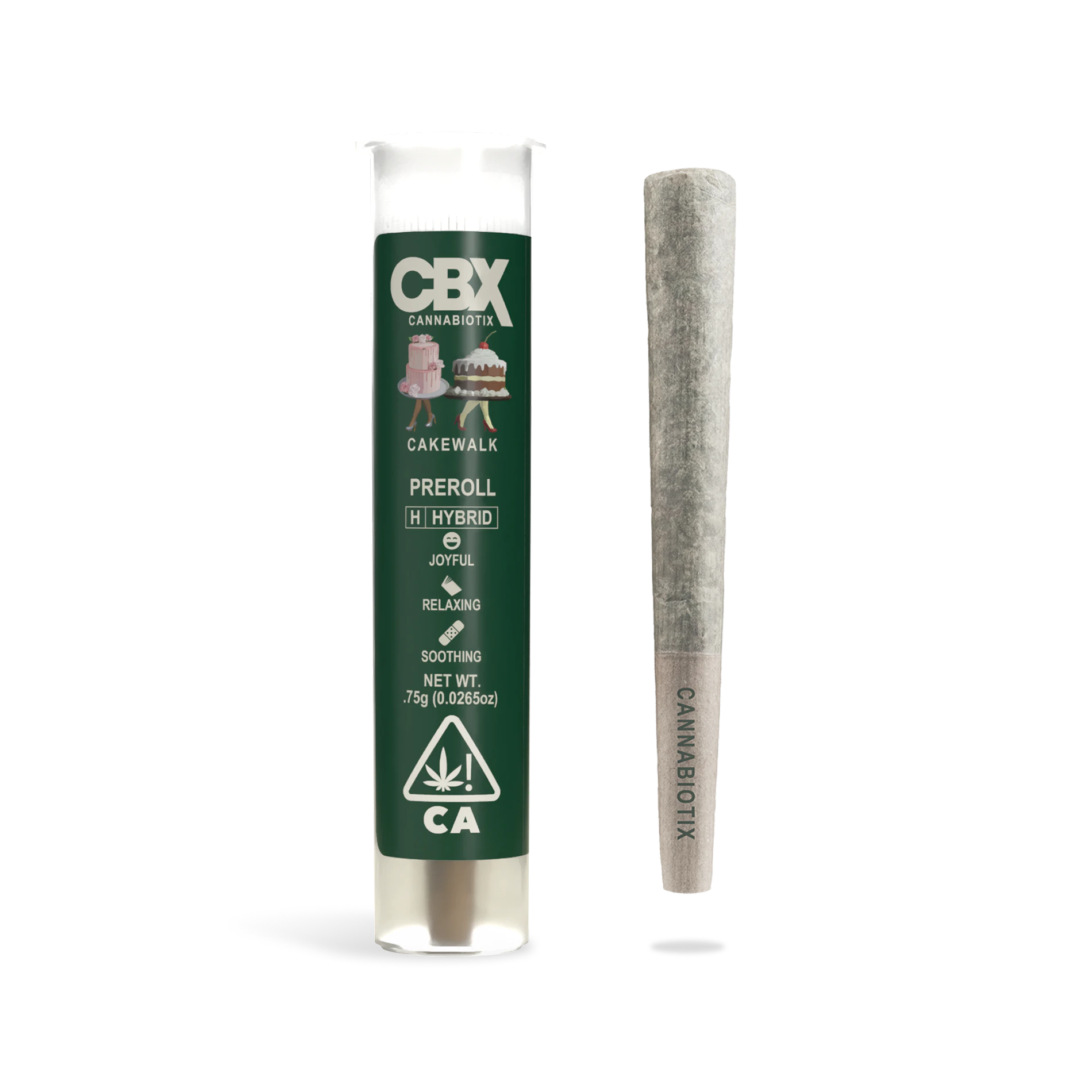 CBX: Cannabiotix - Cakewalk | Pre-Roll | 0.75g Main Image