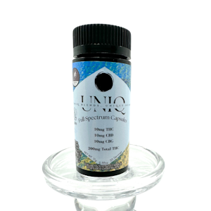 Uniq - Calm 1:1:1 (200mg)  10-THC:10-CBD:10CBG Capsules