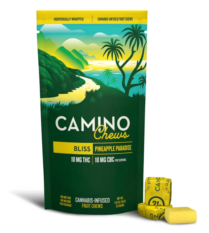 Camino - Pineapple Paradise 10mg Fruit Chews 10pk Main Image