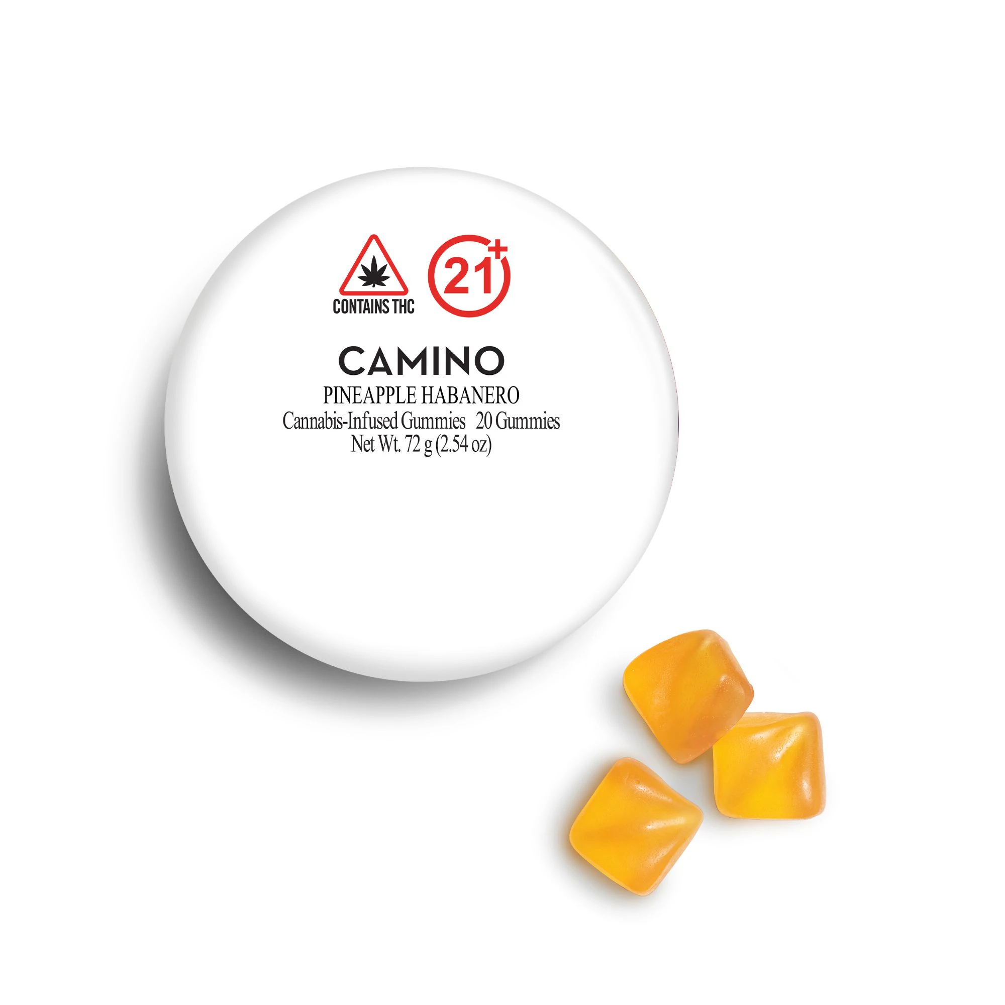 Camino - Camino Pineapple Habanero Cannabis-Infused Gummies 00094 Main Image