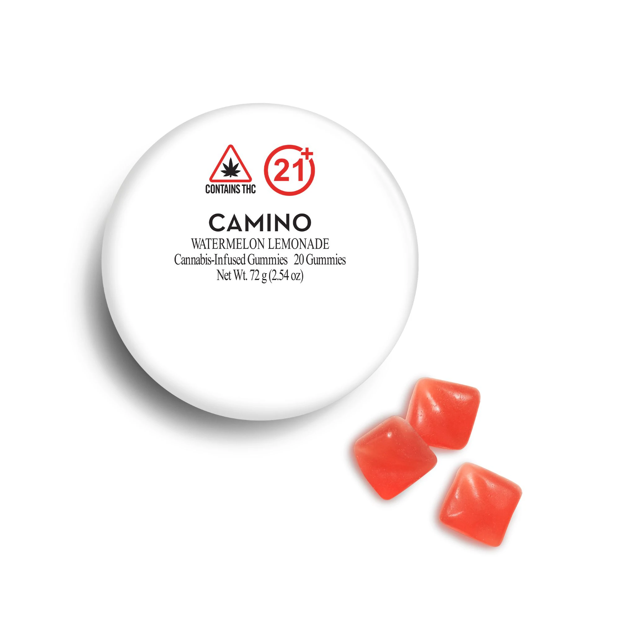 Camino - Camino Watermelon Lemonade Cannabis-Infused Gummies 00092 Main Image