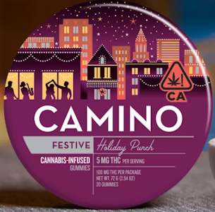 CAMINO - [Camino] THC Gummies - 100mg - Festive Holiday Punch (S/H)