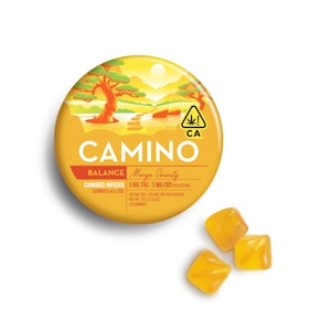 CAMINO - Camino - 100mg Gummies - Mango Serenity 1:1 CBD:THC