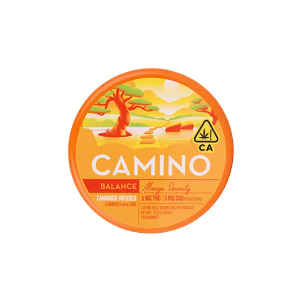 Camino - Camino - 100mg Gummies - Mango Serenity 1:1 CBD:THC Main Image
