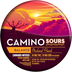 CAMINO - Camino Sours | Orchard Peach 1:1 (THC:CBD) | 100mg