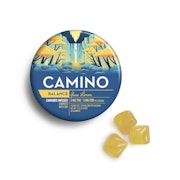 Yuzu Lemon 5mg THC:CBD Gummies 20 Pack | Camino