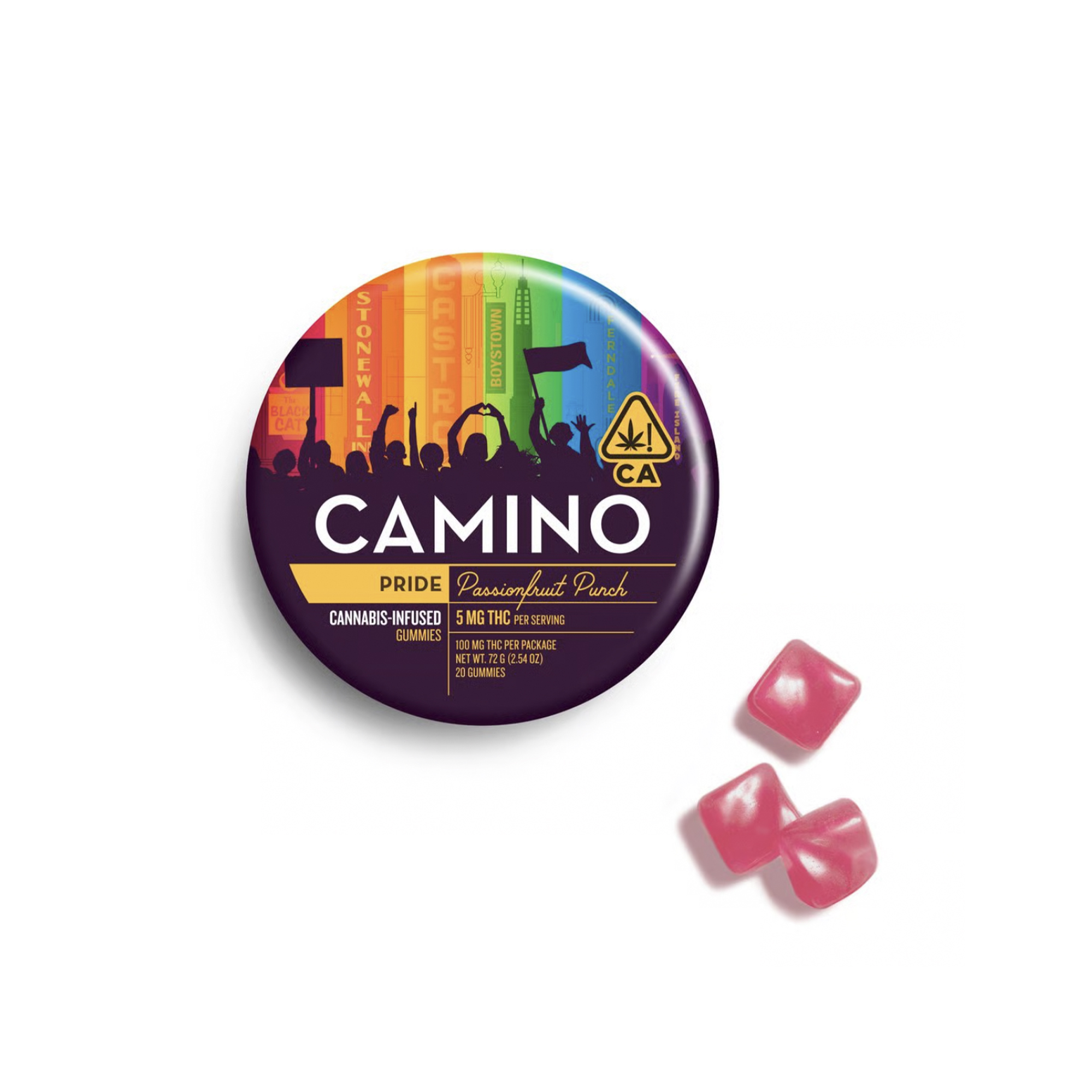 Camino Gummies Pride Passionfruit Punch