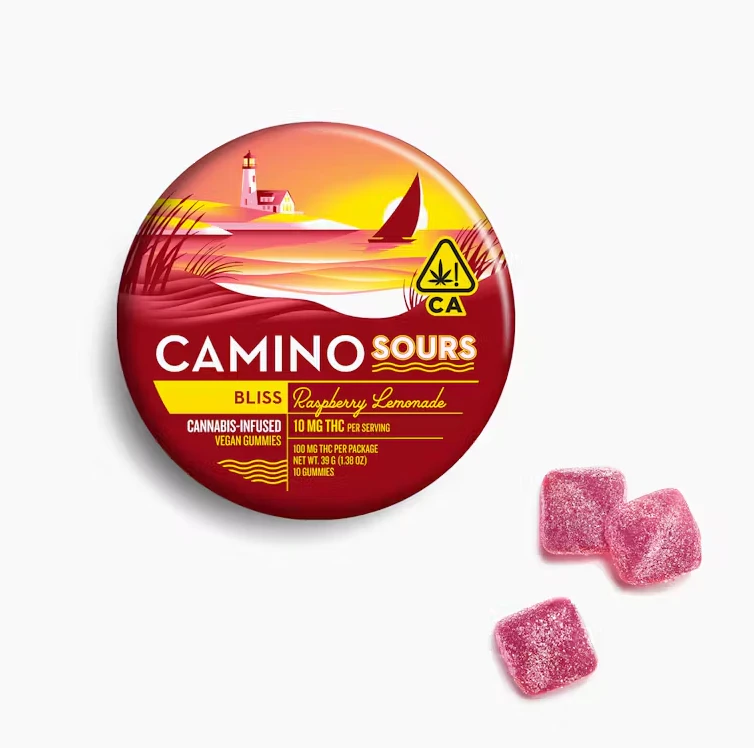 Camino - Camino Sours - 100mg Gummies - Raspberry Lemonade Main Image