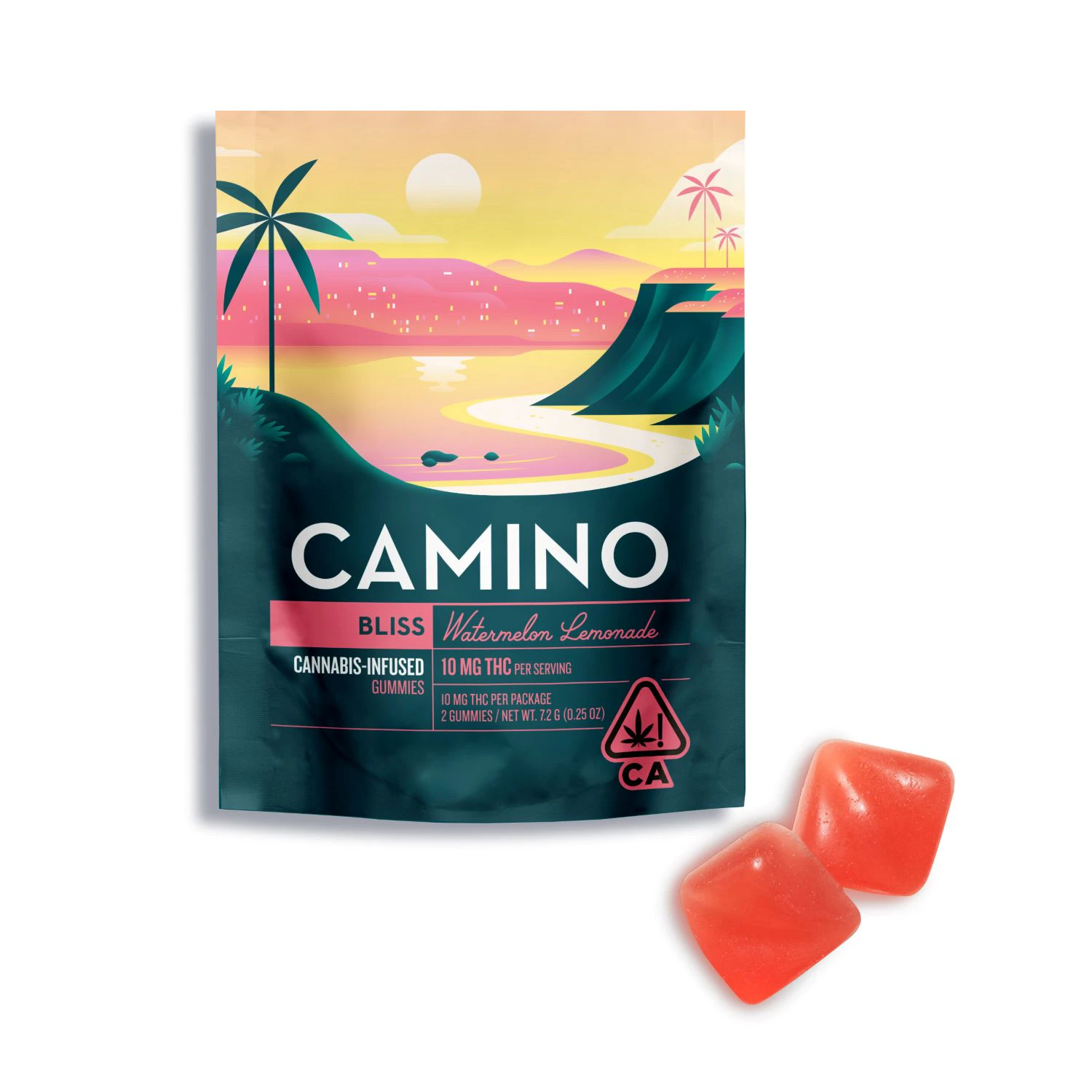 Camino - Camino Sours - 10mg Gummies Trial Pack - Watermelon Lemonade Main Image