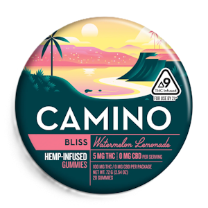 Kiva Confections - Camino Gummies 100mg | Watermelon Lemonade 