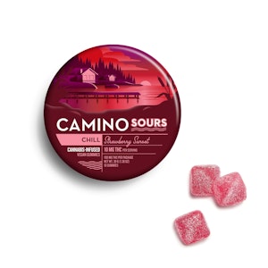 Kiva Confections - Kiva | Camino Gummies (10ct) | Sour Strawberry Sunset | 100mg
