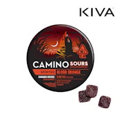 Kiva | Camino Gummies (10ct) | Sours Blood Orange | 100mg