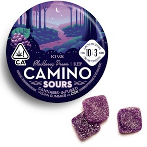 Blackberry Dream | High Dose | Sleep | Camino SOUR Gummies