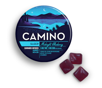 Kiva Confections - CAMINO - MIDNIGHT BLUEBERRY CBN 5:1