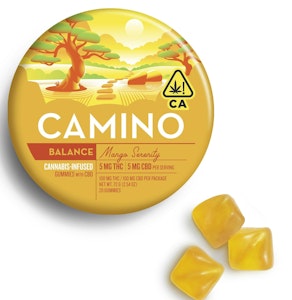 CAMINO - [REC] Camino | Mango Serenity CBD 1:1 | 20pk/100mg Soft Chews