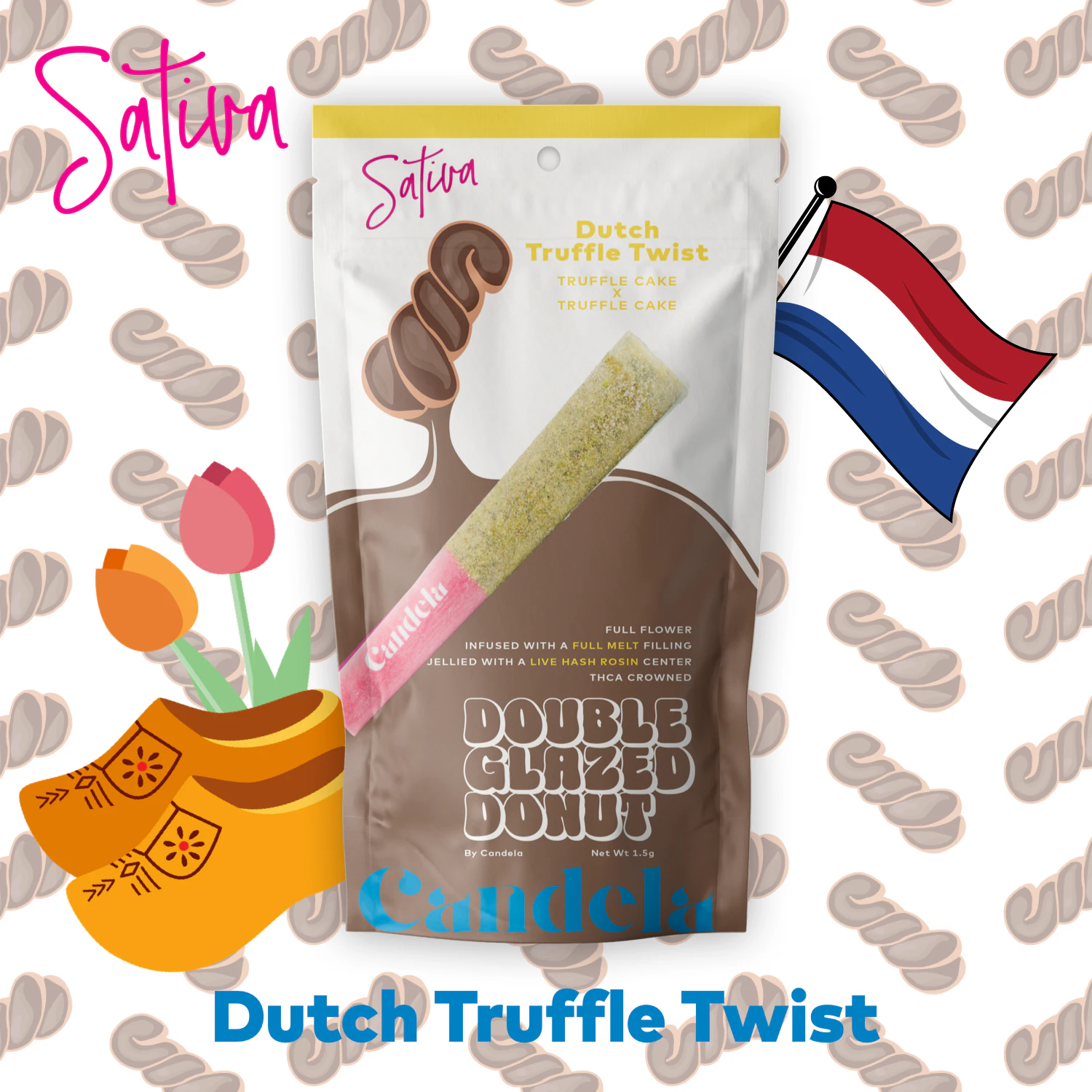 Candela - Dutch Truffle Twist 1.5G Donut Adult-Use Main Image