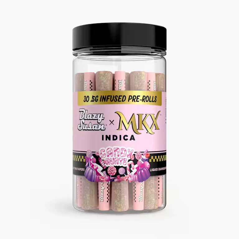 MKX - Blazy Susan x MKX - Candy Runtz .5G Liquid Diamond Infused Pre-Roll (30 Pack) Main Image