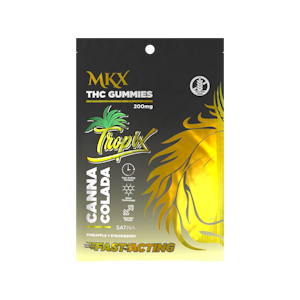 MKX - MKX-Gummies-Canna Colada-Tropix-Indica-200mg-Fast Acting