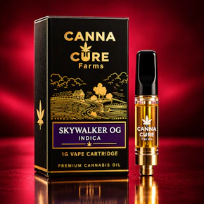Canna Cure | 1g Vape Cartridge | Skywalker OG | Indica