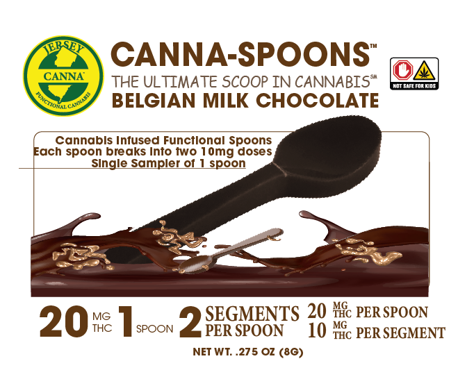 [REC] CannaSpoons | Belgian Milk Chocolate | 1pc/20mg