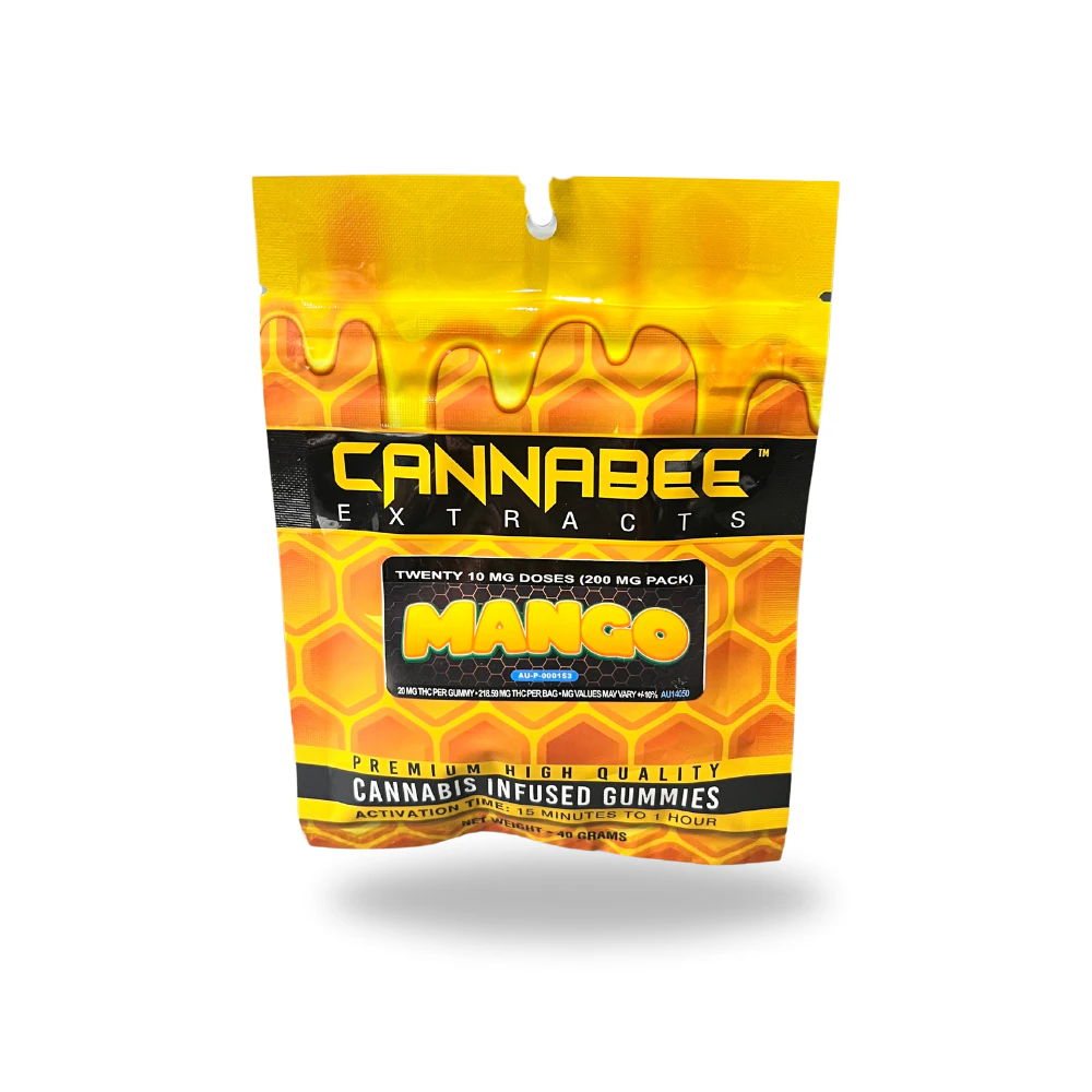Cannabee Extracts - Mango 200mg Gummies (10x20mg) - CANNABEE EXTRACTS Main Image