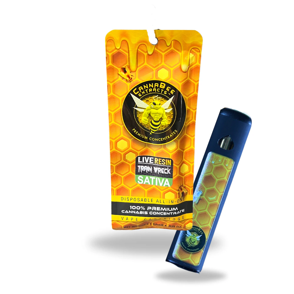 Cannabee Extracts - Train Wreck 1g Live Resin Disposable - CANNABEE EXTRACTS Main Image
