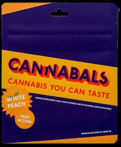 CANNABALS - Cannabals - White Peach Gummies - 100mg