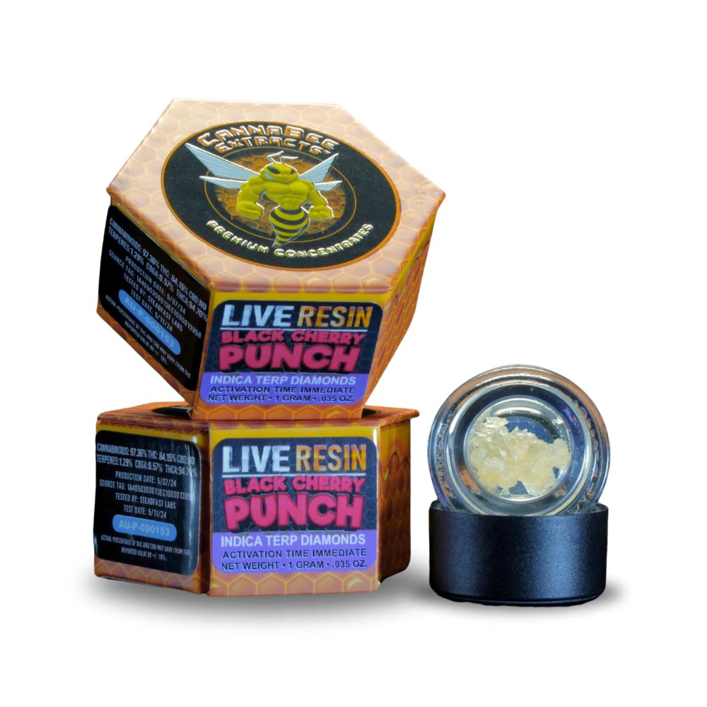 Cannabee Extracts - Black Cherry Punch 1g Live Resin Terp Badder - CANNABEE EXTRACTS Main Image