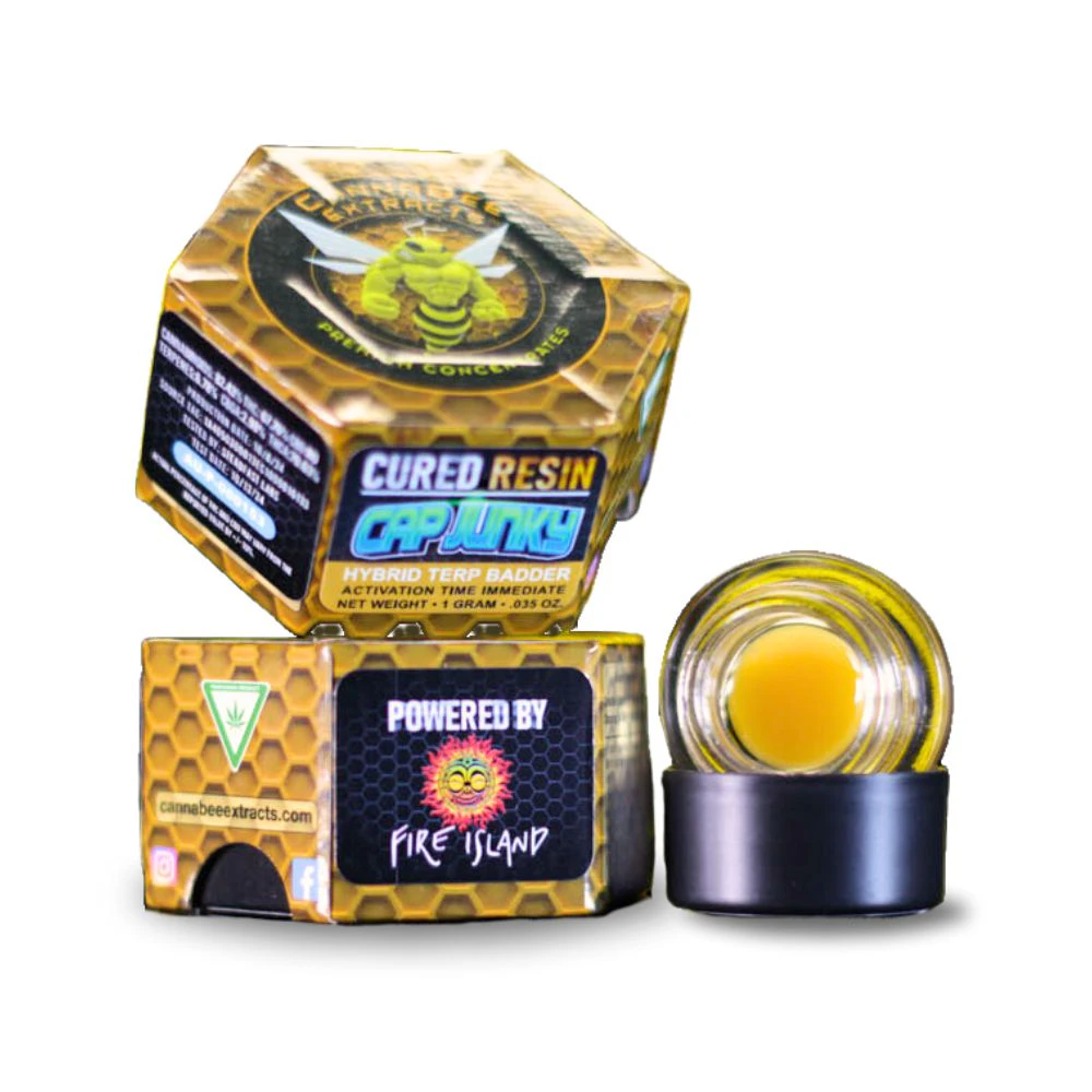 Cannabee Extracts - Cap Junky 1g Cured Resin Terp Badder - CANNABEE EXTRACTS Main Image