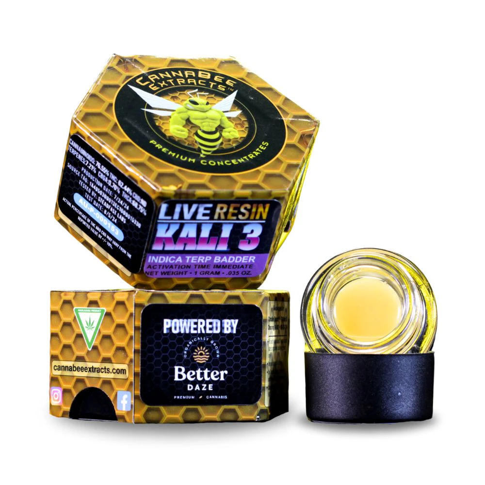 Cannabee Extracts - Kali 3 1g Live Resin Terp Badder - CANNABEE EXTRACTS Main Image