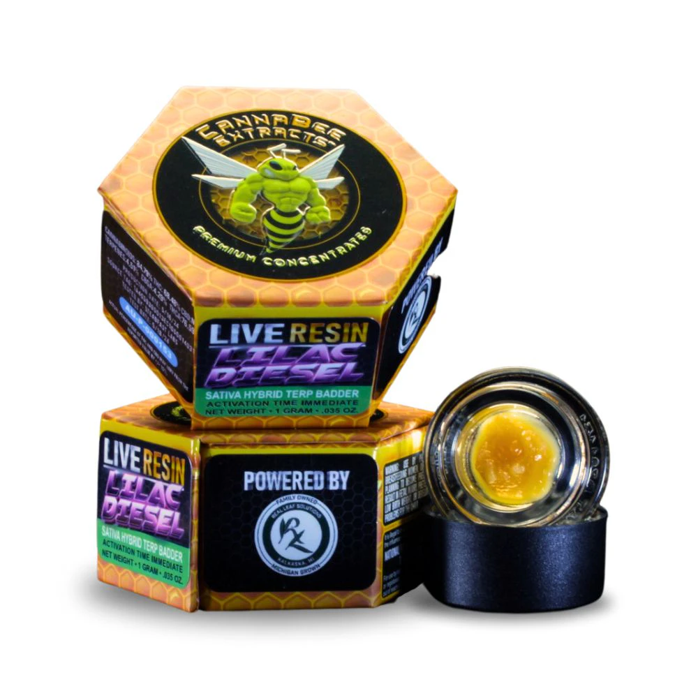 Cannabee Extracts - Lilac Diesel 1g Live Resin Terp Badder  - CANNABEE EXTRACTS Main Image