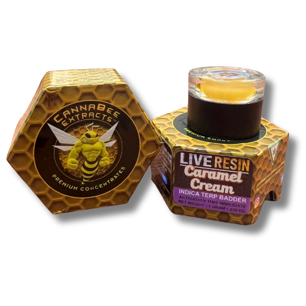 Cannabee Extracts - Caramel Cream 1g Live Resin Terp Badder - CANNABEE EXTRACTS Main Image