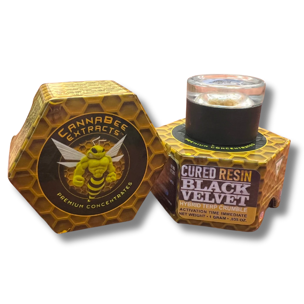 Cannabee Extracts - Black Velvet 1g Cured Resin Terp Crumble - CANNABEE EXTRACTS Main Image