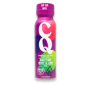 CQ - Cannabis Quencher - Shot - Nighttime Berry & Lime CBN - Beverages - 2.2oz