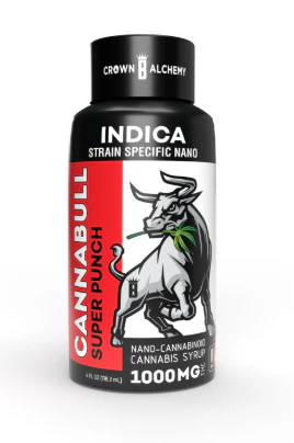 CannaBull - Super Punch, 1000mg Nano Syrup Tincture, 4oz Main Image