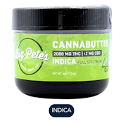 Big Pete's - Cannabutter Indica Jar - Edibles - 2000mg