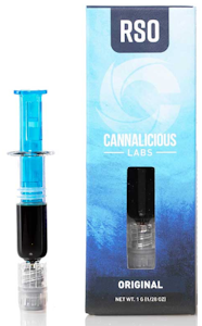 Cannalicious -  Cannalicious-Original-RSO Extract-Cannabis Oil-Total THC 86.03%-1G