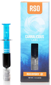 Cannalicious -  Cannalicious-Recovery-RSO Extract-Cannabis Oil-Total THC 89.27%-1G