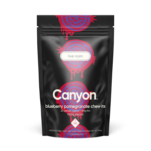 CANYON - Canyon - Chew It - Live Rosin - Blueberry Pomegranate - 100mg