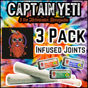 Captain Yeti | Hot Girl Summer | Hash Infused Pre-rolls | 3 x .5g