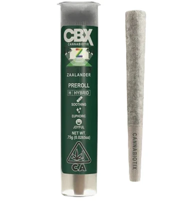 CBX: Cannabiotix - CBX - Preroll - Zaalander - 0.75G Main Image
