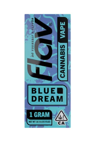Flav - Blue Dream -Sativa- 90.99% THC | 1g Disposable (Vape) | FLAV -cc3 front
