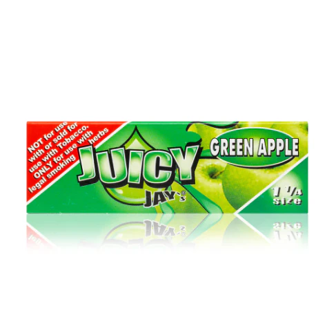 Juicy Jay's - Juicy Jay's - 1 1/4 Green Apple Flavored Rolling Paper Main Image
