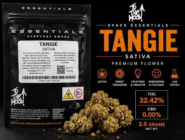 To The Moon - Tangie -Sativa- 32.42% THC | 3.5G (Flower) | To The Moon - BB1 FRONT