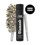 Durban Poison Sativa - 47.7% THC | 1g Diamond Infused (Pre-Roll) |  Heavy Hitters |        -R4 Middle 3 