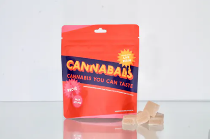 CANNABALS - Frose- Hybrid-100mg THC |10pk|(Live Resin) Cannables  -e5 front