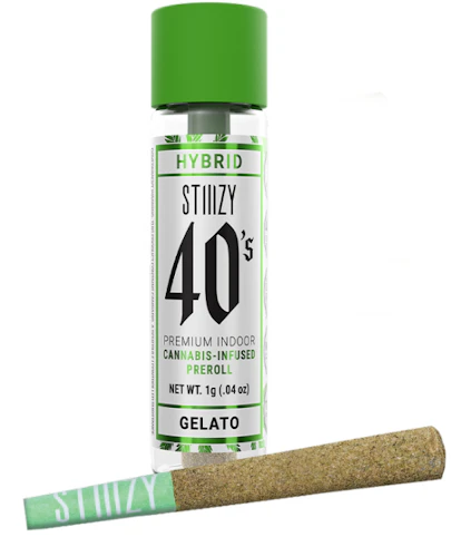 STIIIZY - GELATO -Hybrid- 29.64% THC |1G Infused (Pre-Roll) STIIIZY  -LL3 FRONT