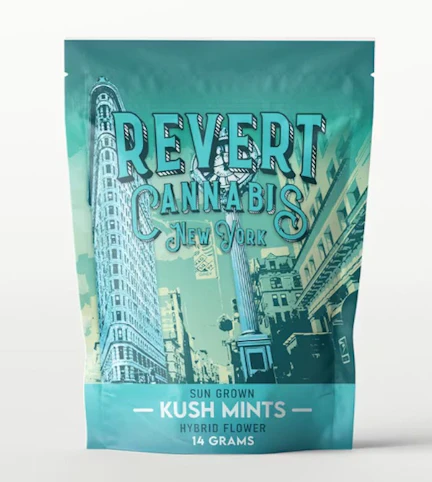 Revert - Kush Mints -Hybrid- 25.7% THC | 14g | Sun Grown | Revert  -L3 BACK